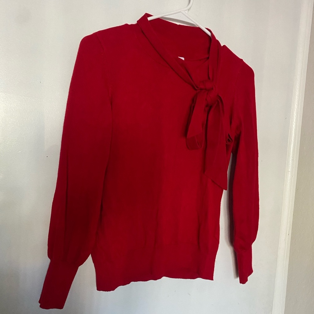 Liz Claiborne Red Cozy Top